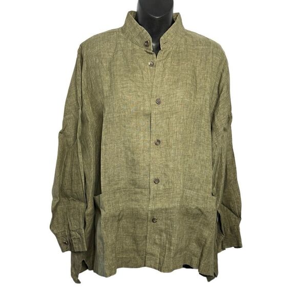 Eskandar linen top - Picture 2 of 11